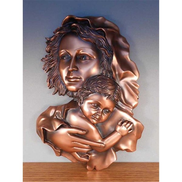 Marian Imports Marian Imports M1008 Virgin And Child Hanger Bronze Plated Resin Sculpture M1008